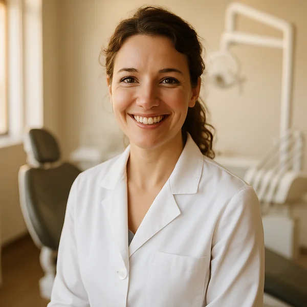Friendly dentist at our clinic in Tirana